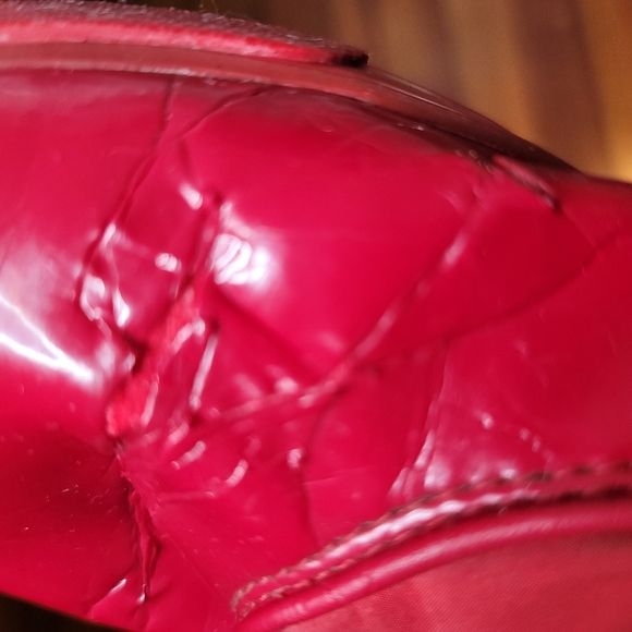 LACOSTE Rain Boots Red Women's Size 8 - Picture 14 of 15